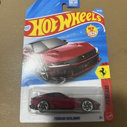 HOT WHEELS 2026 #94 RED FERRARI 12CILINDRI 