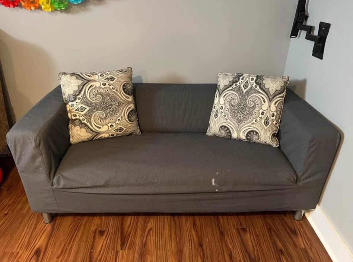 Grey IKEA Loveseat