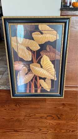 Framed wall decor art