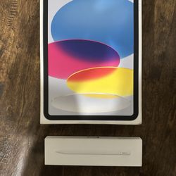 iPad A-16 128 GB And Apple Pencil (USB-C)