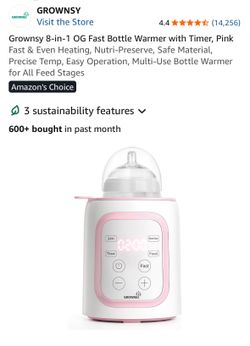 FOR SALE: PINK GROWNSY BOTTLE WARMER