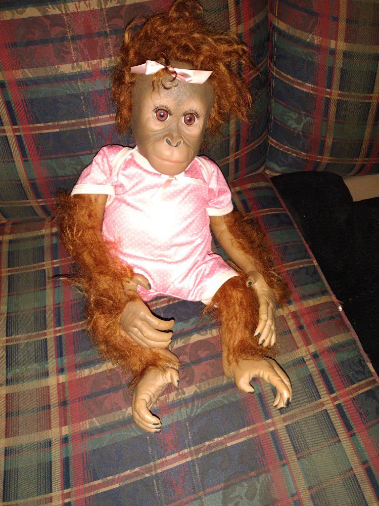 The Ashton-Drake Galleries Monkey Doll by Ina Volprich: Annabelle's Hugs