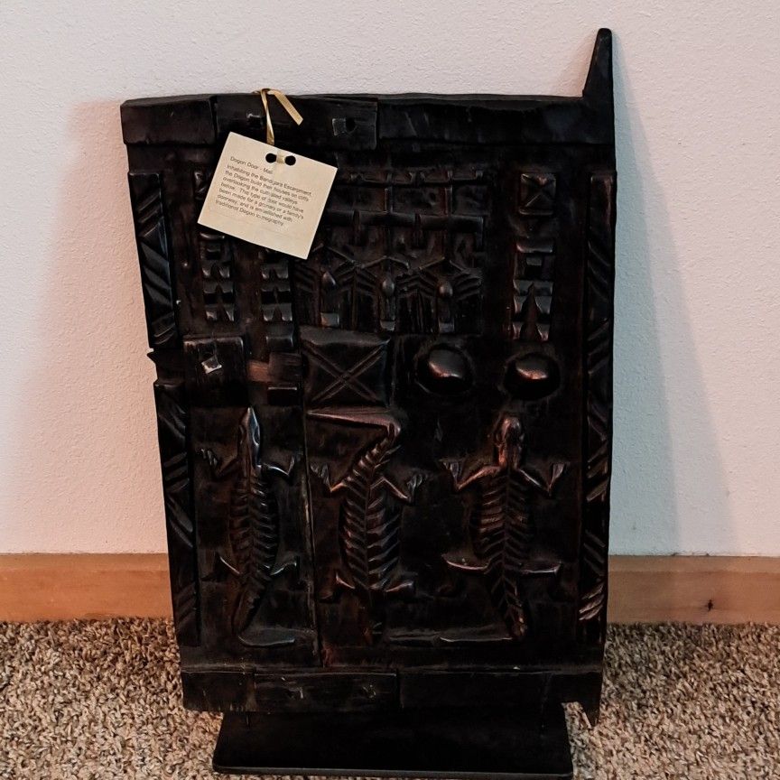 Dogon Door - Mali ( African ) (signed by artist)