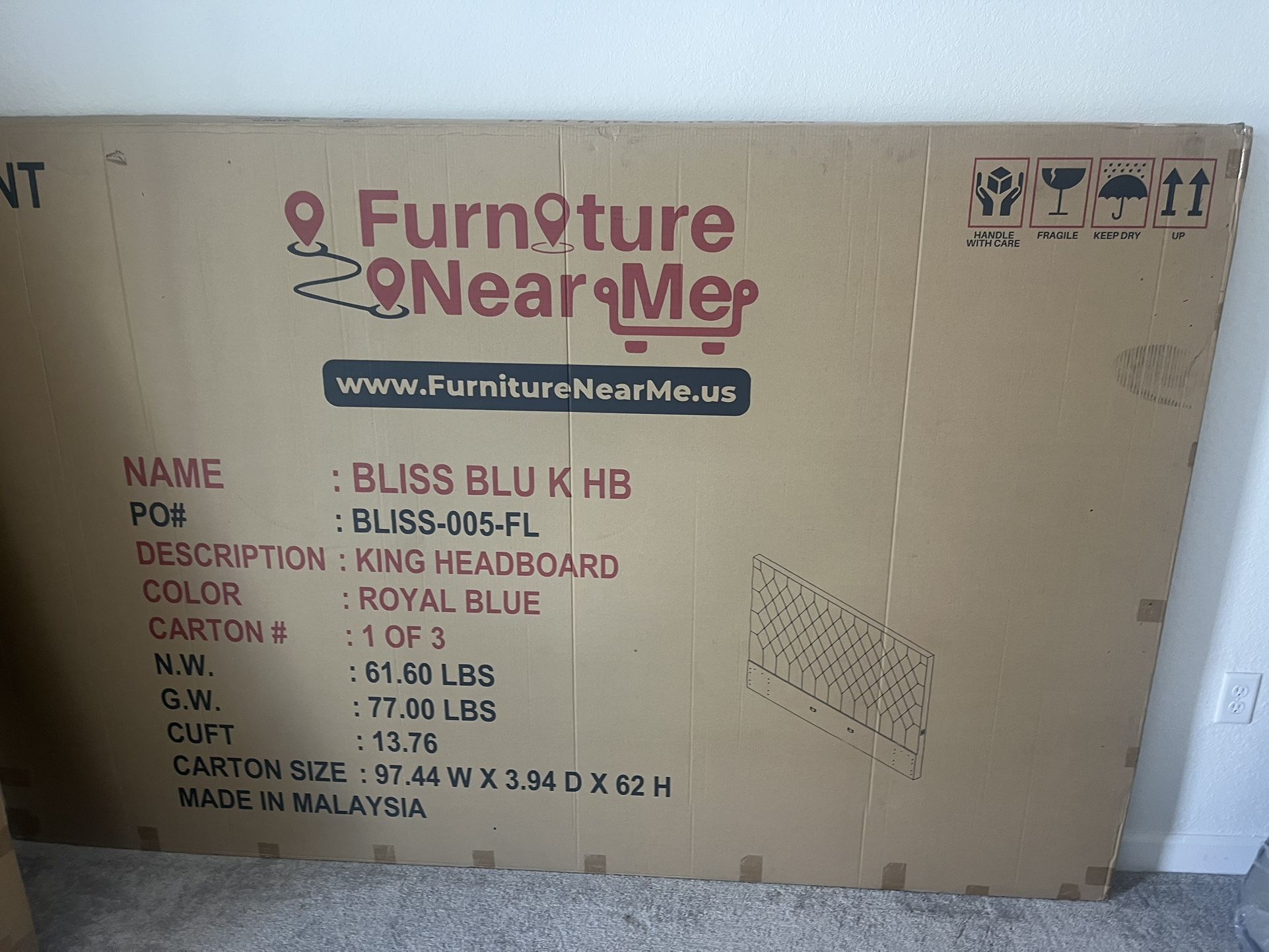 Brand New King Size Bed Frame And Mattress