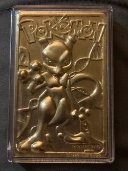 Pokemon MEW TWO Gold Bar