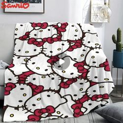 HELLO KITTY THROW BED BLANKET    ;^o