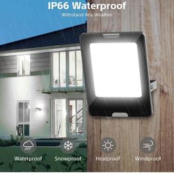 Smart RGB LED Flood Light 50W Eqv 500W, Outdoor Color Changing Stage Lights with APP Control, DIY Scenes Flood Lights with IP66 Waterproof for Christm