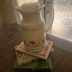 Vintage Cottage Thermos Coffee Carafe