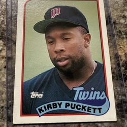 1989 Topps - Kirby Puckett #650 Error Card