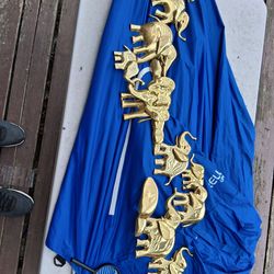 Signed Bijan Bajar Brass wall Sculpture