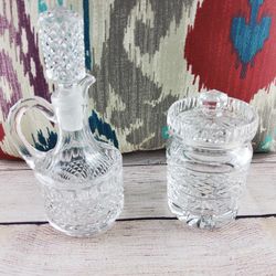 Crystal Mini Jam Jar with Decanter