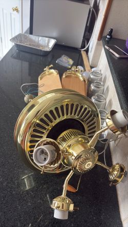 Original brass fan