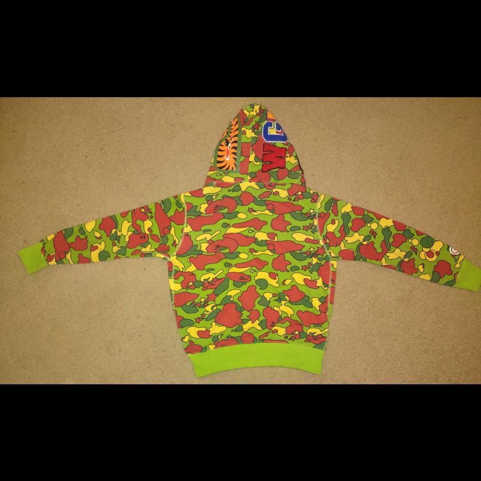 Bapesta Hoodie In Grren