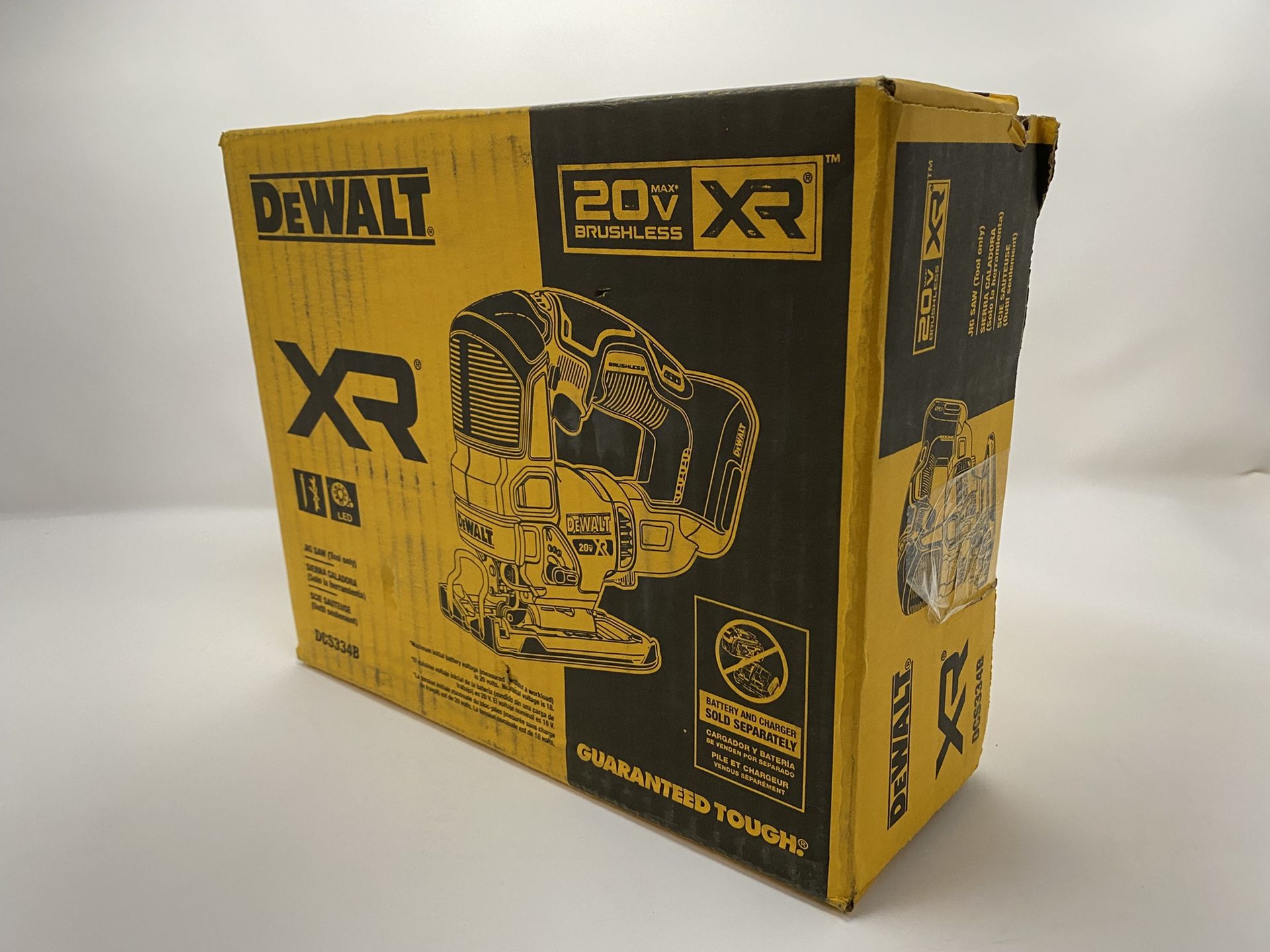 DEWALT DCS334B XR 20-volt Max Brushless Variable Speed Keyless Cordless Jigsaw (battery Not Included)