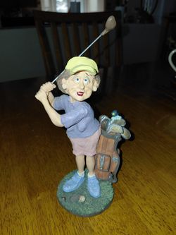 Lady Golfer Character