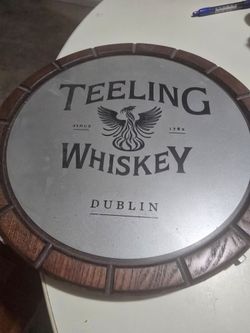 Teeling Whiskey Dublin Barrel Head Sign