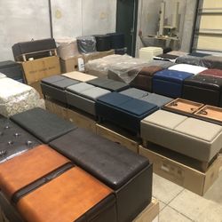 Ottoman Blowout - ALL BRAND NEW- Normally Online Only It’s a Fall Clearance Sale Of Photography Sampkes, Displays, Overstock, Closeouts, Etc 