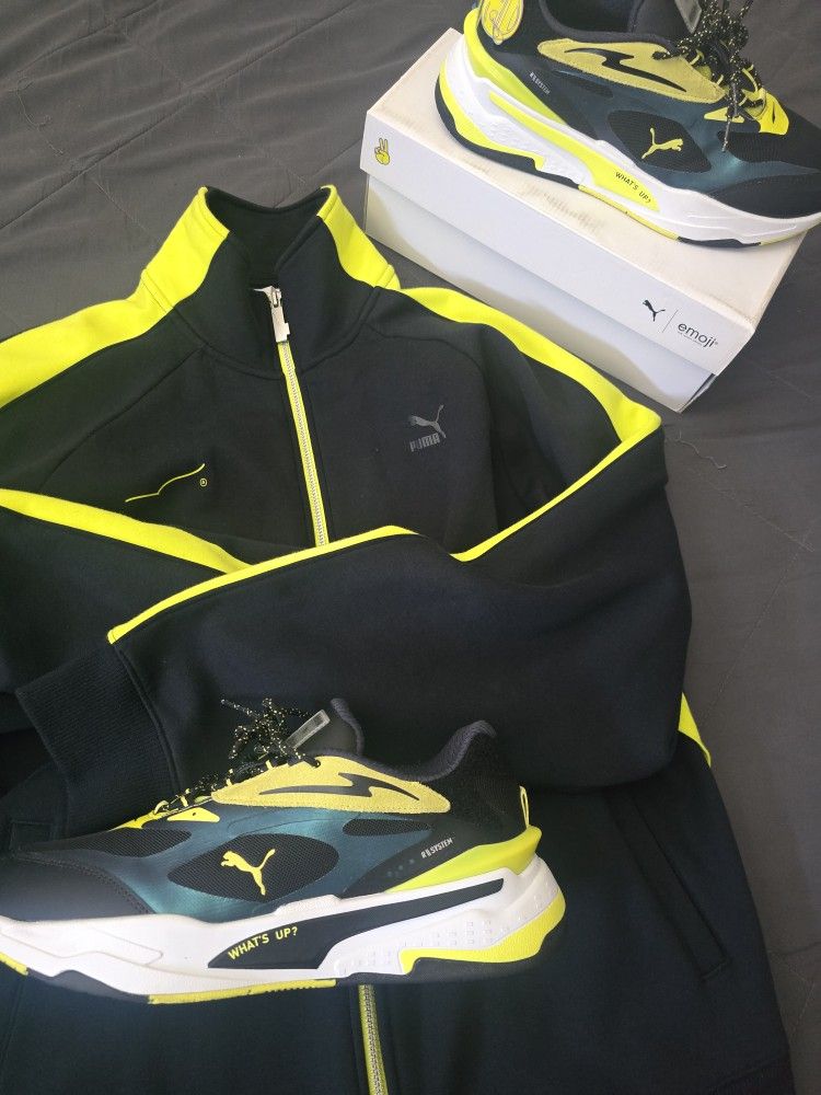 Puma Shoes & Matching Track Jacket