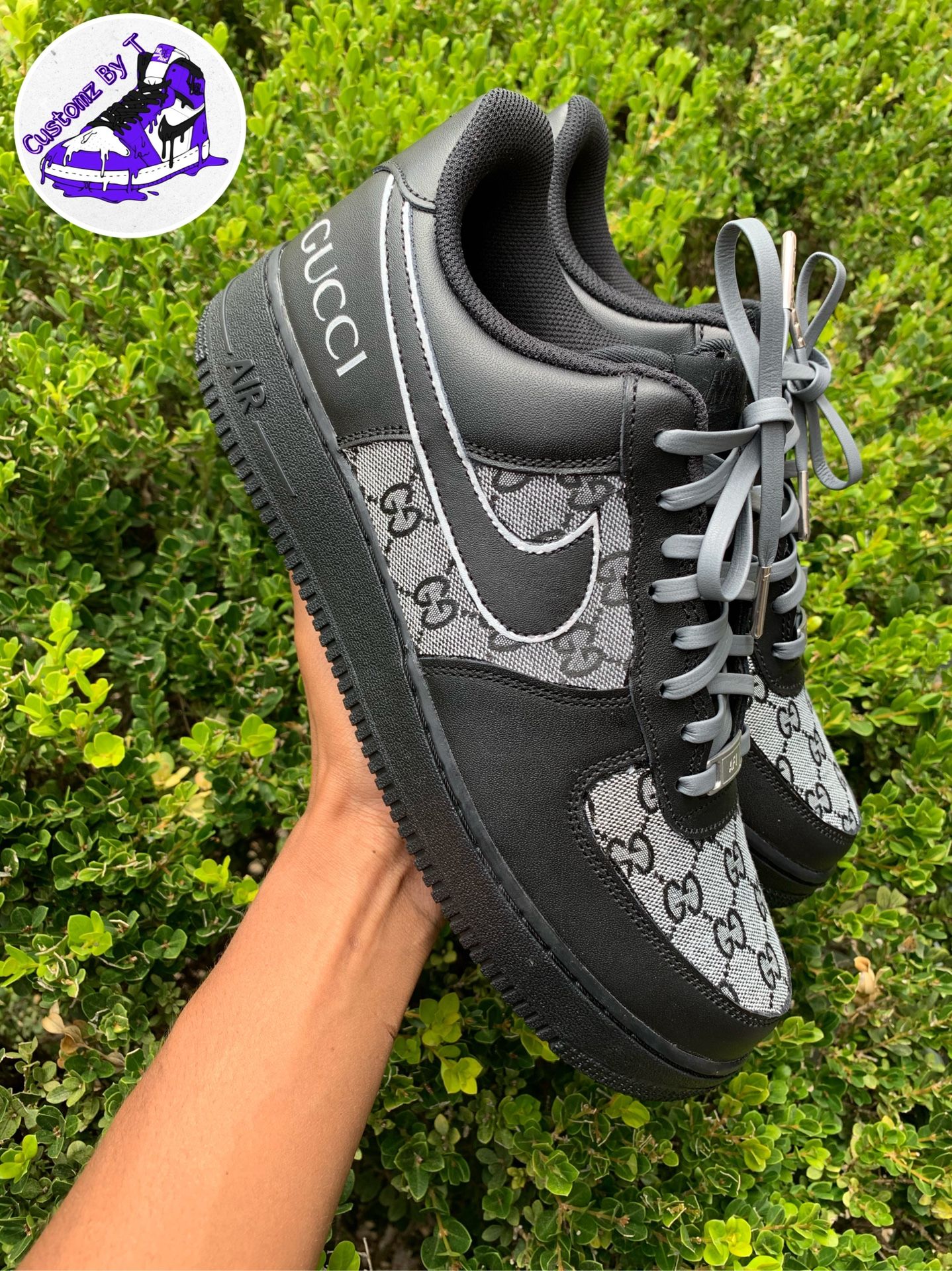 Custom Gucci airforce 1 size 10 (i do other sizes too but this is the size i have on hand)