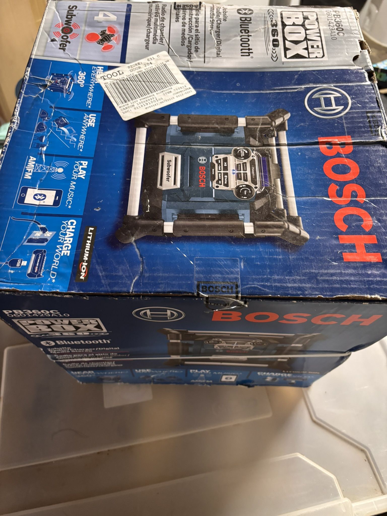 Bosch, power box New unopened