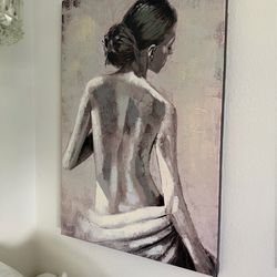 black & white canvas