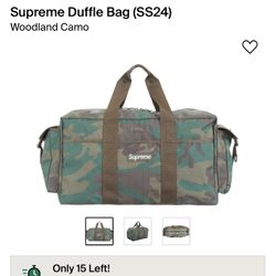 Supreme Duffle Bag Camo