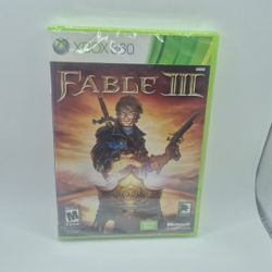 Fable III (Microsoft Xbox 360, 2010) - New/Sealed