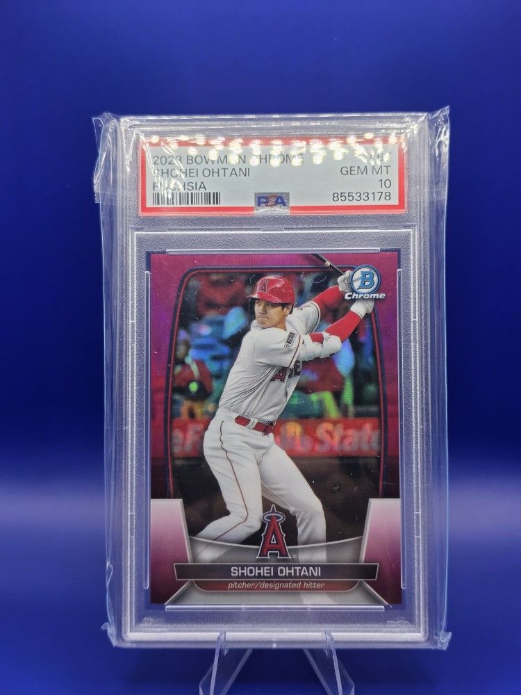 2023 Bowman Chrome Ohtani Fuchsia Psa10