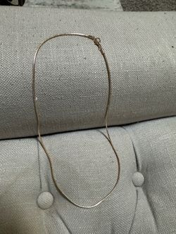 20” men 18k gold filled necklace new ￼
