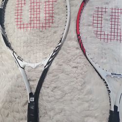 New 2  Wilson Tour Slam Tennis Rackets 120 With Bag Include 