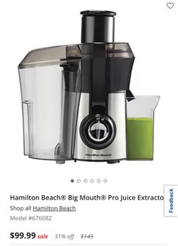 Juicer- Hamilton beach