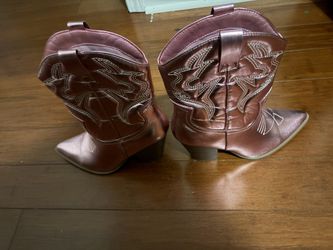 Women's Shoes  Western Block Heel Cowboy Boots Ankle Sz 10