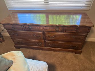 Dresser and Matching Side Table