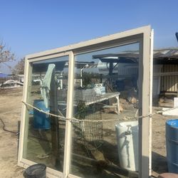 Sliding Door With Window Shutter 