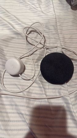 Google Home Mini Smart Speaker with Power Adapter
