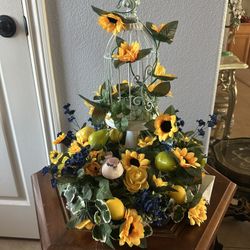 Lemons And Sunflowers Artificial Flower Arrangement 