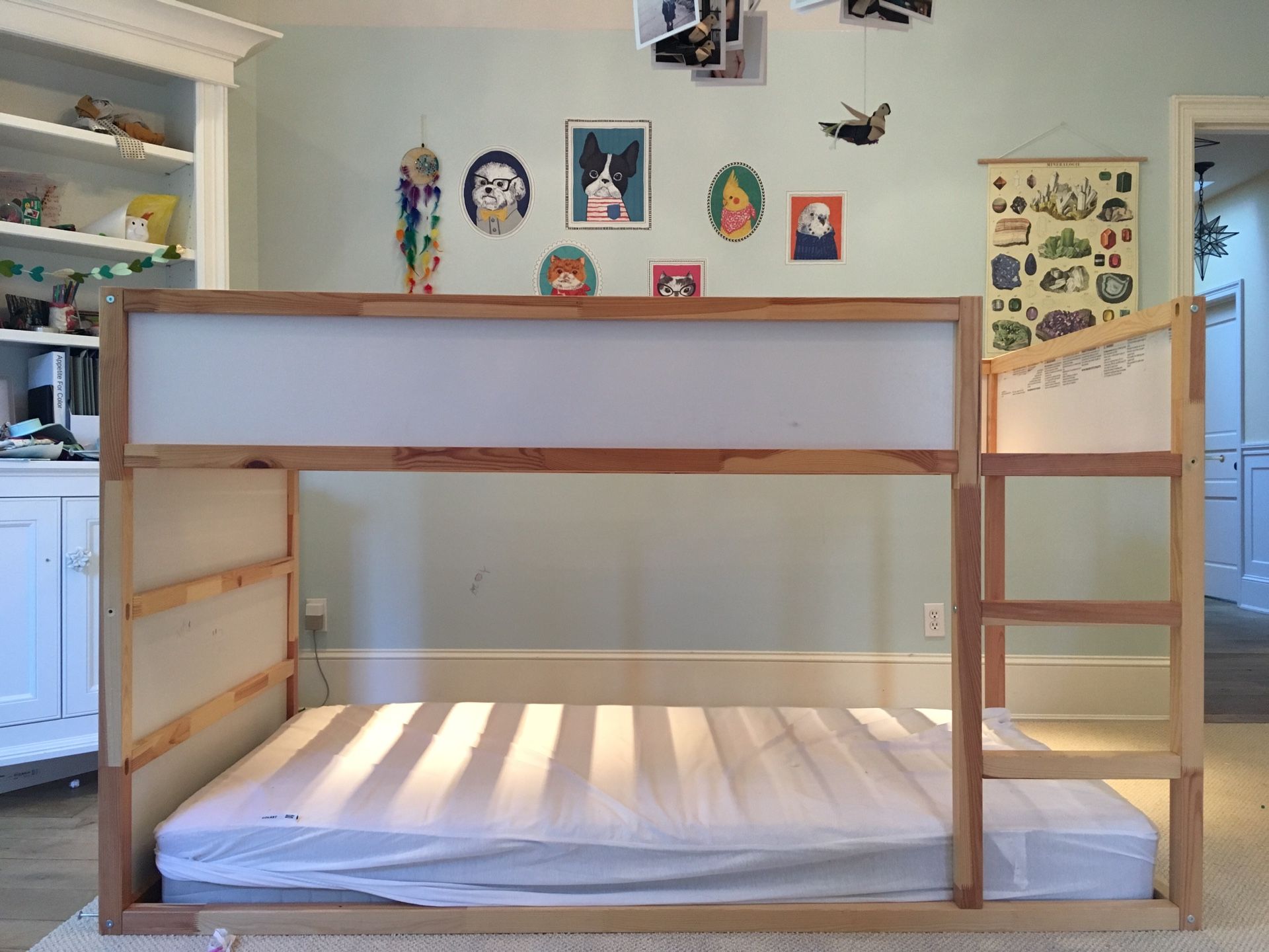 IKEA loft bed + 2 mattresses