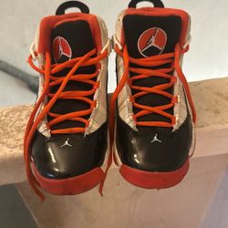 Jordan, Orange, Black And White. 1y