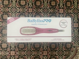 BaByliss Nano Titanium Compact Thermal Paddle Brush