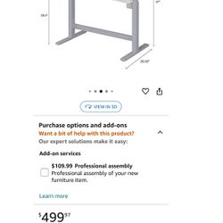 Adjustable Ergonomic Desk For Work School 