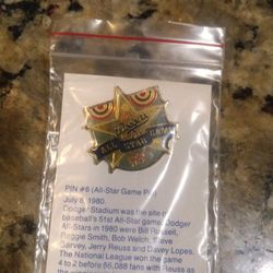 Unocal 76 Pin # 6 .. All Star Game Pin July 8th 1980