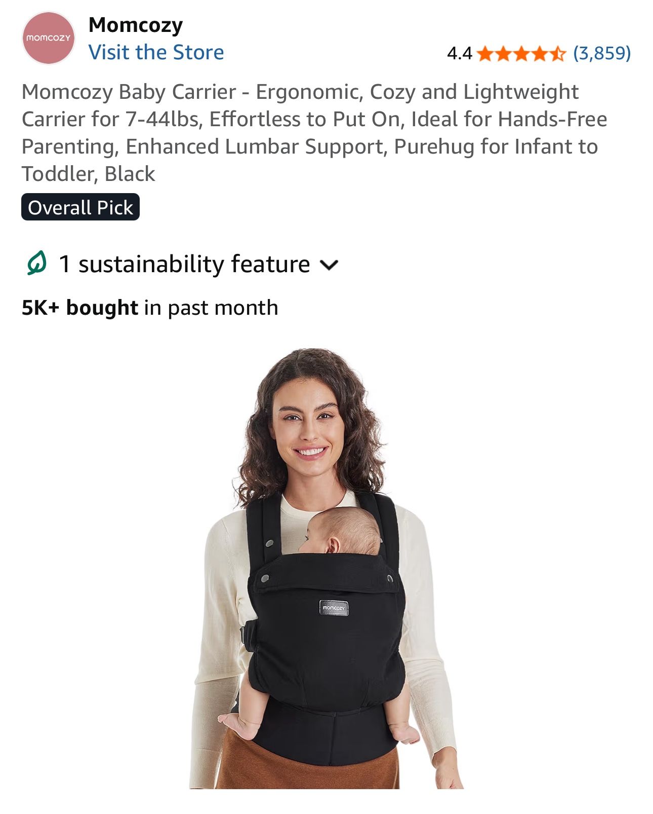 Momcozy Baby Carrier 
