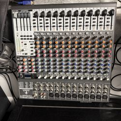 Behringer XENYX X2442USB 24-input analog audio mixer featuring built-in USB connectivity