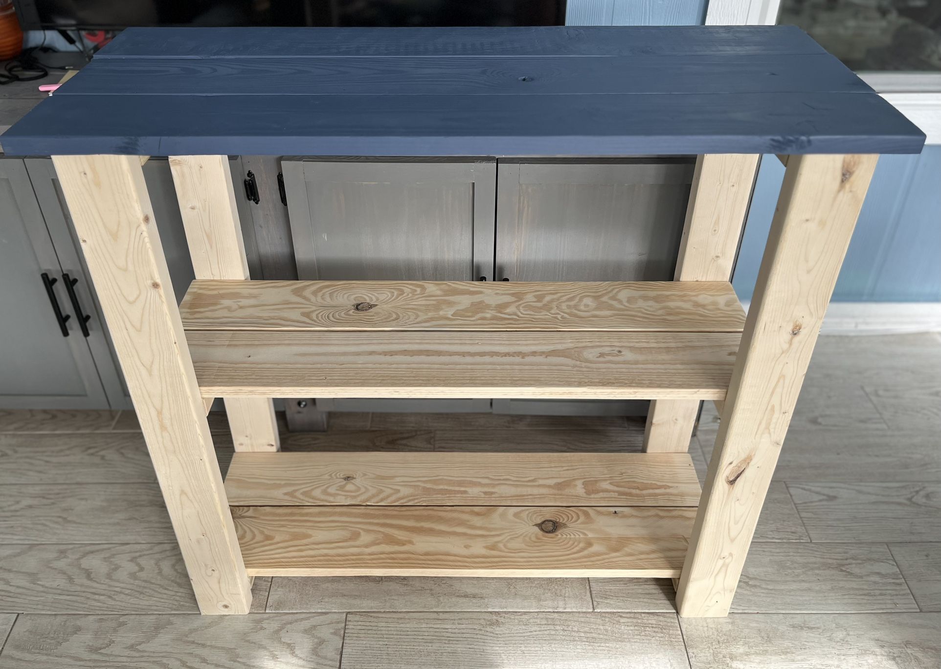 Hand Built Real Wood TV Stand