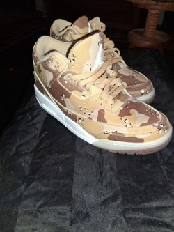 Air Jordan 3 Desert Camo High-Top Sneakers