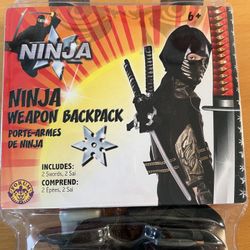 Ninja Backpack With Swords 