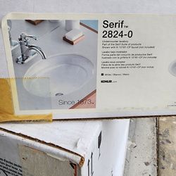Kohler Serif Under mount Bathroom Sink 