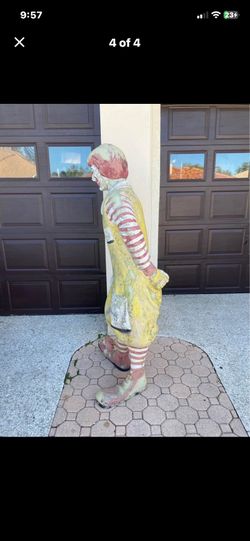Ronald McDonald life size statue
