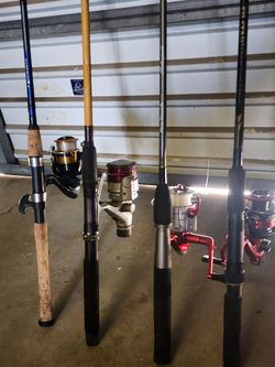 Fishing Pole With Reels Take It All 4 for $95