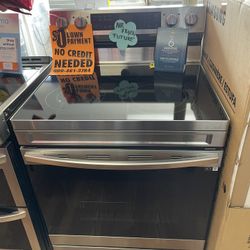 STAINLESS STEEL ELECTRIC SAMSUNG STOVE 